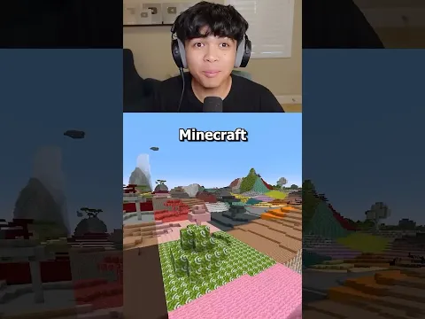 Minecraft But Chunks are Random… #minecraft