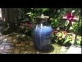 Blue Front Cup Fountain - The Pottery Patch