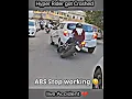 🤕 Got Crashed with car 🚨#shorts #youtubeshorts #trending #viral #bike #rider #ktm #stunts #crash #yt
