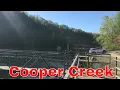 Trout Fishing at Cooper Creek Campgrounds Branson Missouri Part 1