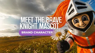 The Brave Knight Mascot Costume