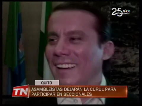 Asambleístas dejarán la curul para participar en seccionales