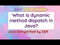 What is dynamic method dispatch in Java Explain run-time polymorphism