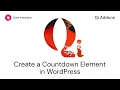 How to Create a Countdown using Elementor Addons in WordPress