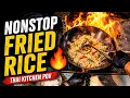 Nonstop Thai Fried Rice Cooking Real Thai Restaurant Kitchen POV