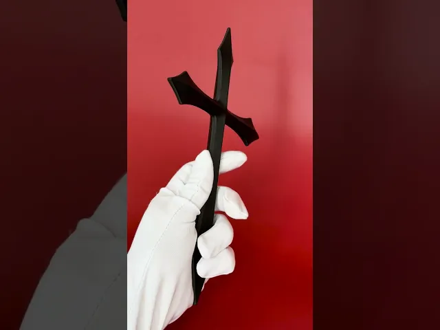 Minimal Gothic Cross – Handheld Decor Gothic Cross video thumbnail