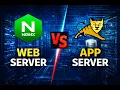 Web Server vs Application Server Explained Nginx vs Tomcat Linux DevOps Basics