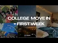 freshman college move in first week vlog WESTERN WASHINGTON UNIVERSITY