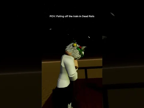 When you fall off the train in Dead Rails #kaplayz #roblox #animation