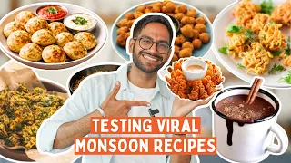 I MADE THE MOST VIRAL MONSOON SNACKS ON THE INTERNET 🌧️ DO THEY ACTUALLY WORK?