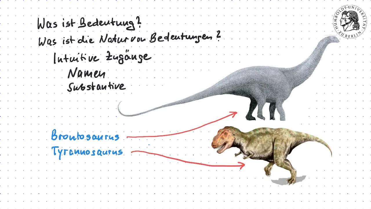 Satzsemantik 01: Was ist Bedeutung?