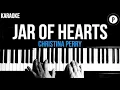 Christina Perry - Jar Of Hearts Karaoke SLOWER Piano Acoustic Instrumental Cover Lyrics