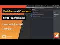 Variables and Constants in Swift Swift Tutorial for Beginners TechnonTechTV