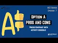 NEC3 4 Option A Priced Contract with Activity Schedule