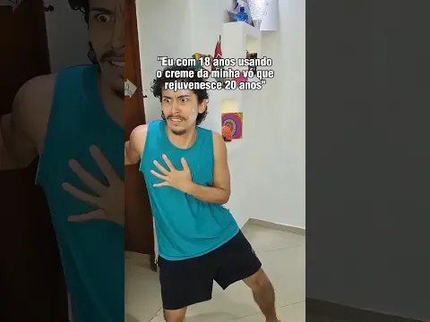 Quando uso o creme rejuvenescedor da vovó #shorts