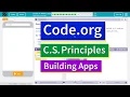 While Loops Lesson 11 15 Tutorial with Answers Code org CS Principles