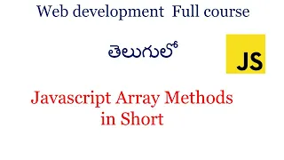 Array methods in JavaScript JavaScript array methods Arrays methods JavaScript for beginners