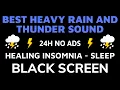 Lagu Best Rain And Thunder Sound For Healing Insomnia - BLACK SCREEN | Sound For Deep Sleep
