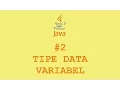 Tipe Data dan Variabel Java Bahasa Indonesia