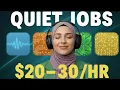 Quiet Remote Jobs That Pay 20- No Calls No Meetings