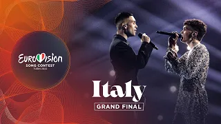 Mahmood Blanco Brividi LIVE Italy Grand Final Eurovision 2022 