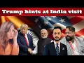 Lagu Trump hints at #India visit #DrAbhishekMishra #FakharYousafzai