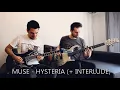 Download Lagu MUSE - Interlude / Hysteria [GUITAR \u0026  BASS COVER]