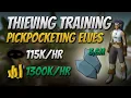 Pickpocketing Elves 115K EXP 1300K GP
