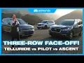 Kia Telluride vs Honda Pilot vs Subaru Ascent Midsize Family SUV Comparison Test
