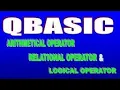 Operators Qbasic class 7 CBSE