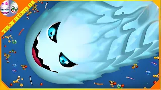 GIANT SLITHER SNAKE TOP 01 WORMSZONE IO Epic Worms Zone Best Gameplay Tran Hung 83