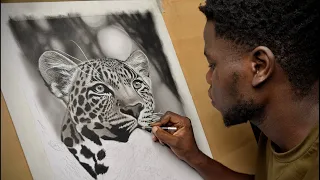 Drawing a Leopard #Live another stage – Watch the Art Come Alive!