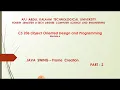 Swing Frame Creation - CS206 Object Oriented Design And Programing