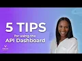5 Tips For Working With The Vonage API Dashboard
