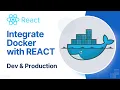 Setup Docker with React for Development Production Multi Stage Docker File more