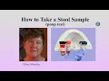 ENGLISH How to take a stool poop test