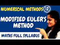 Introduction to Modified Euler s Method Numerical Methods Dream Maths
