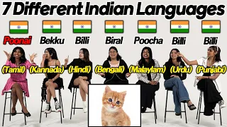 7 different indian language l can indians understand each other