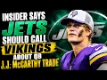 Insider Says the Jets Should Explore a Trade With Vikings for QB J J McCarthy