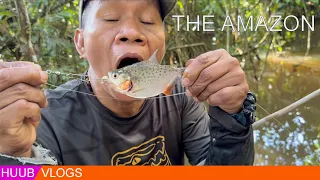 Day in the Life of an Amazon Tour Guide (EATING PIRANHAS)