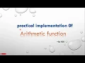 ARITHMETIC FUNCTION IN SQL PRACTICAL ARITHMETIC FUNCTION IN SQL ARITHMETIC FUNCTION IN DBMS