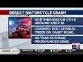 One dead after a motorcycle crash in the Township of Waupaca