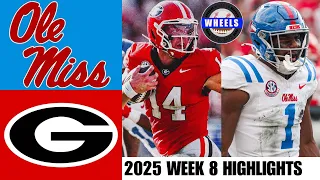 Ole Miss vs Georgia Week 8 2025 College Football Highlights