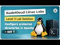 Configure protected directories in Apache
