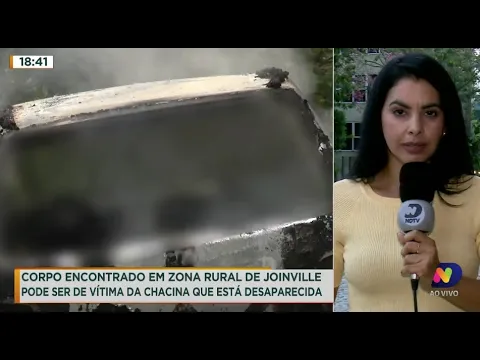 Corpo encontrado em zona rural de Joinville pode ser de vítima da chacina que está desaparecida