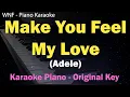 Download Lagu Adele - Make You Feel My Love (Karaoke Original Key)