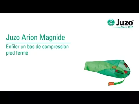 Enfiler un bas de compression pied fermé – Juzo Arion Magnide