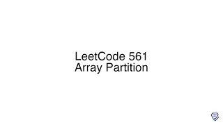 LeetCode 561 Array Partition