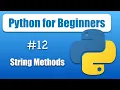 Python Tutorial for Beginners - String Methods