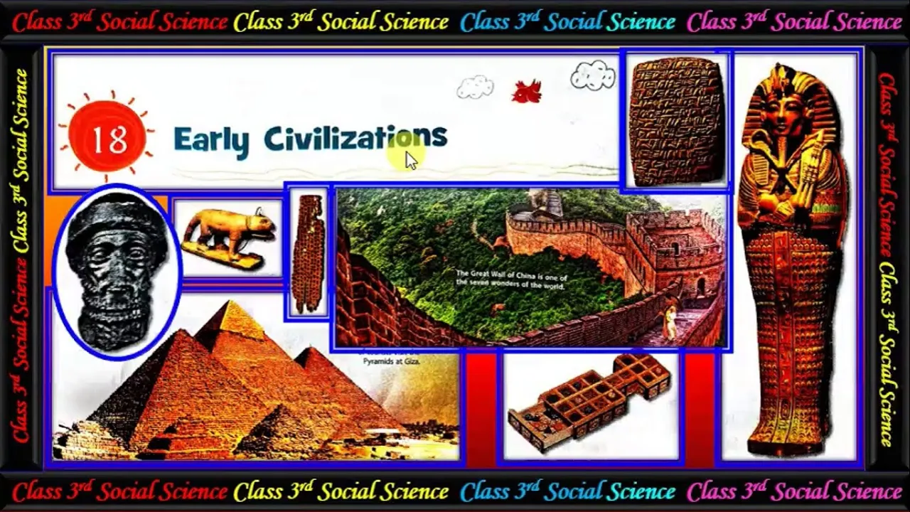 Class - 3 Chapter - 18 EARLY CIVILIZATIONS Social Science